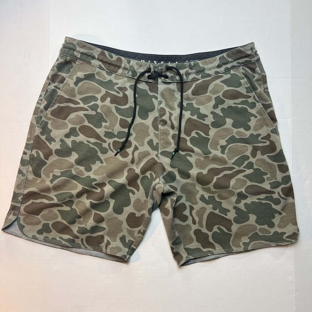 Vissla Upcycled Poly Stretch Camo Volley Boardshorts XL